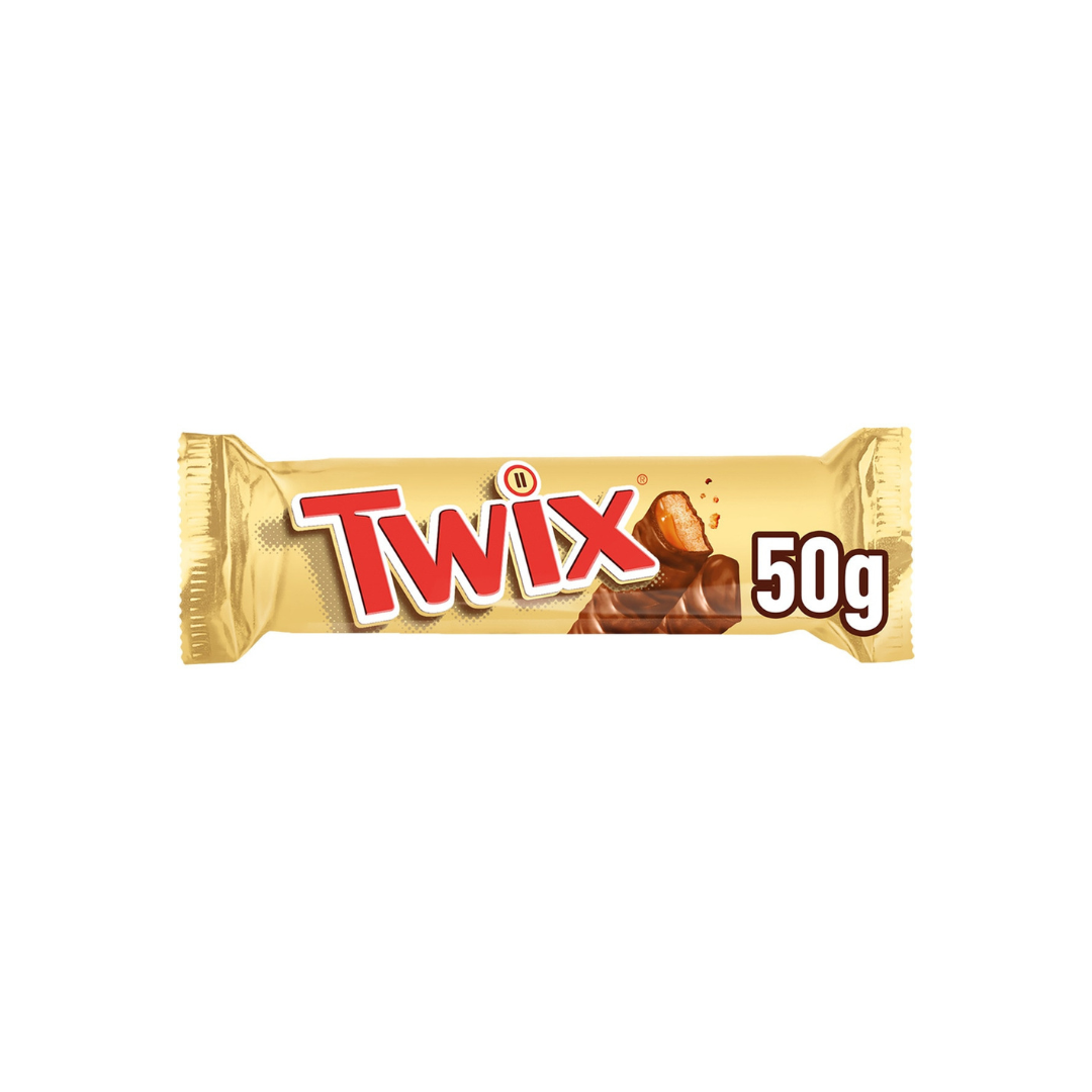 TWIX CHOCOLATE Y CARAMELO 50GR