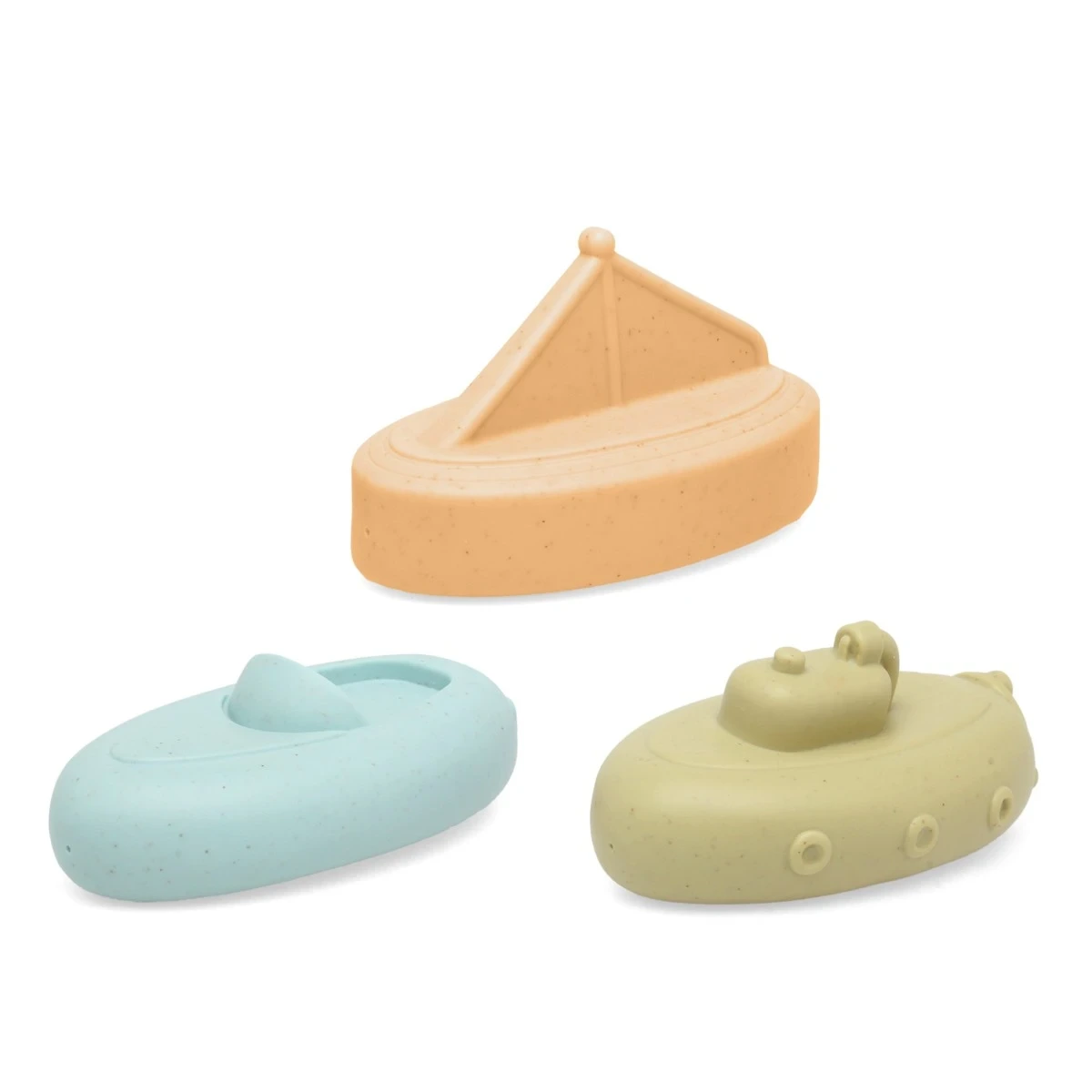 KIOKIDS 5617. SET 3 BARQUITOS ANTIMOHO PARA EL BAÑO