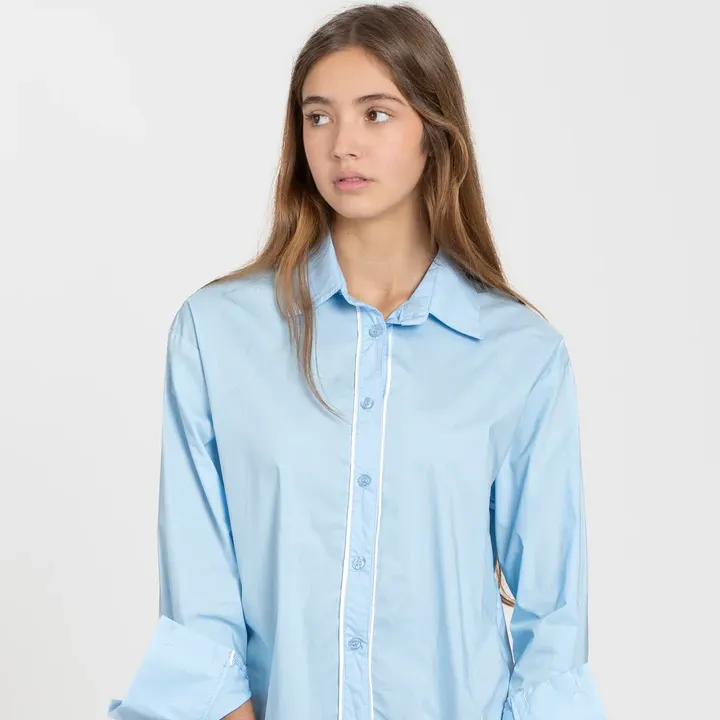 CAMISA AZUL CELESTE