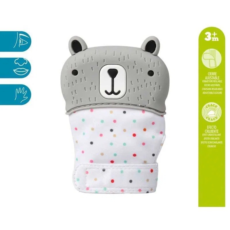 MANOPLA MORDEDOR OSITO 10cm 2952 KIOKIDS