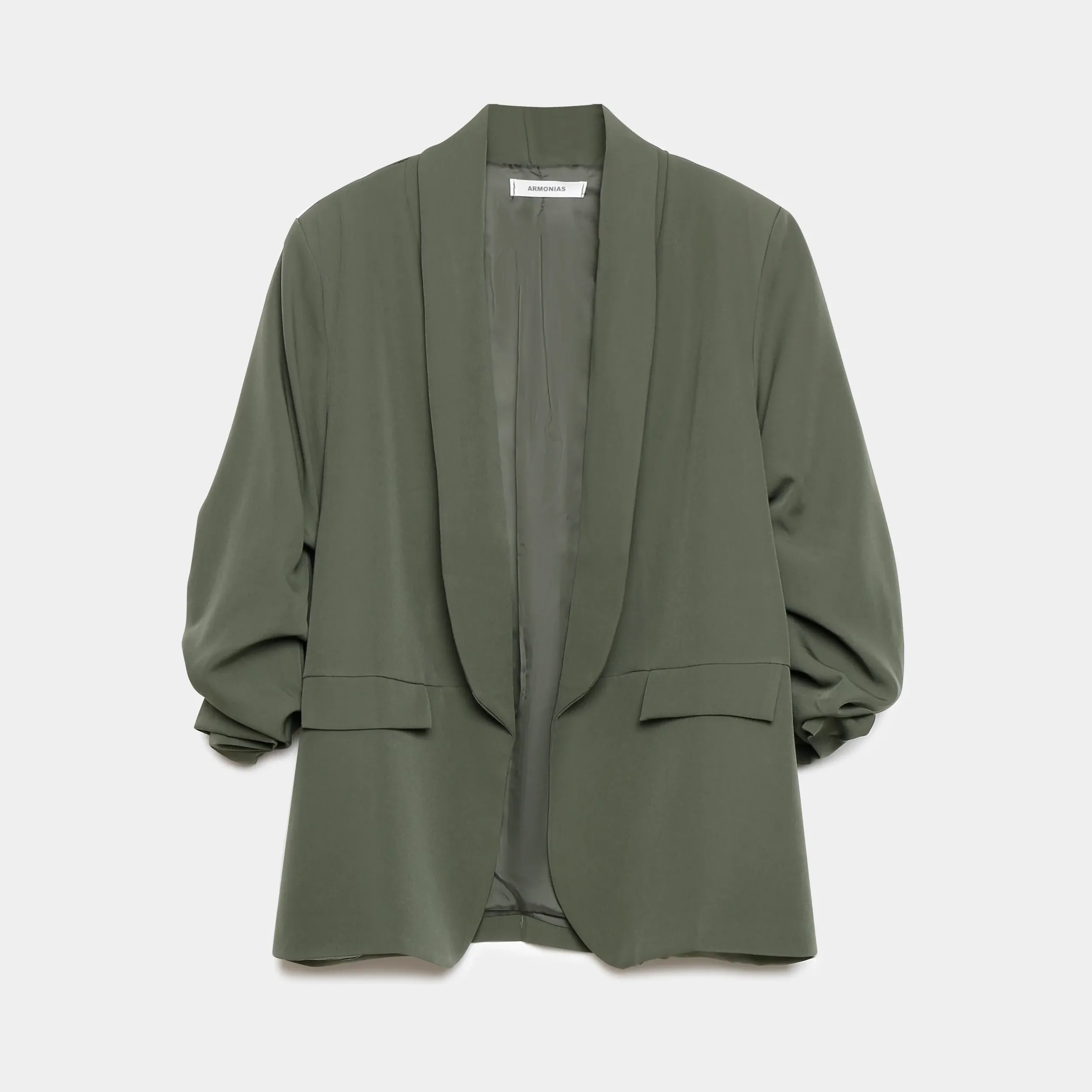 BLAZER FRUNCE VERDE MUJER
