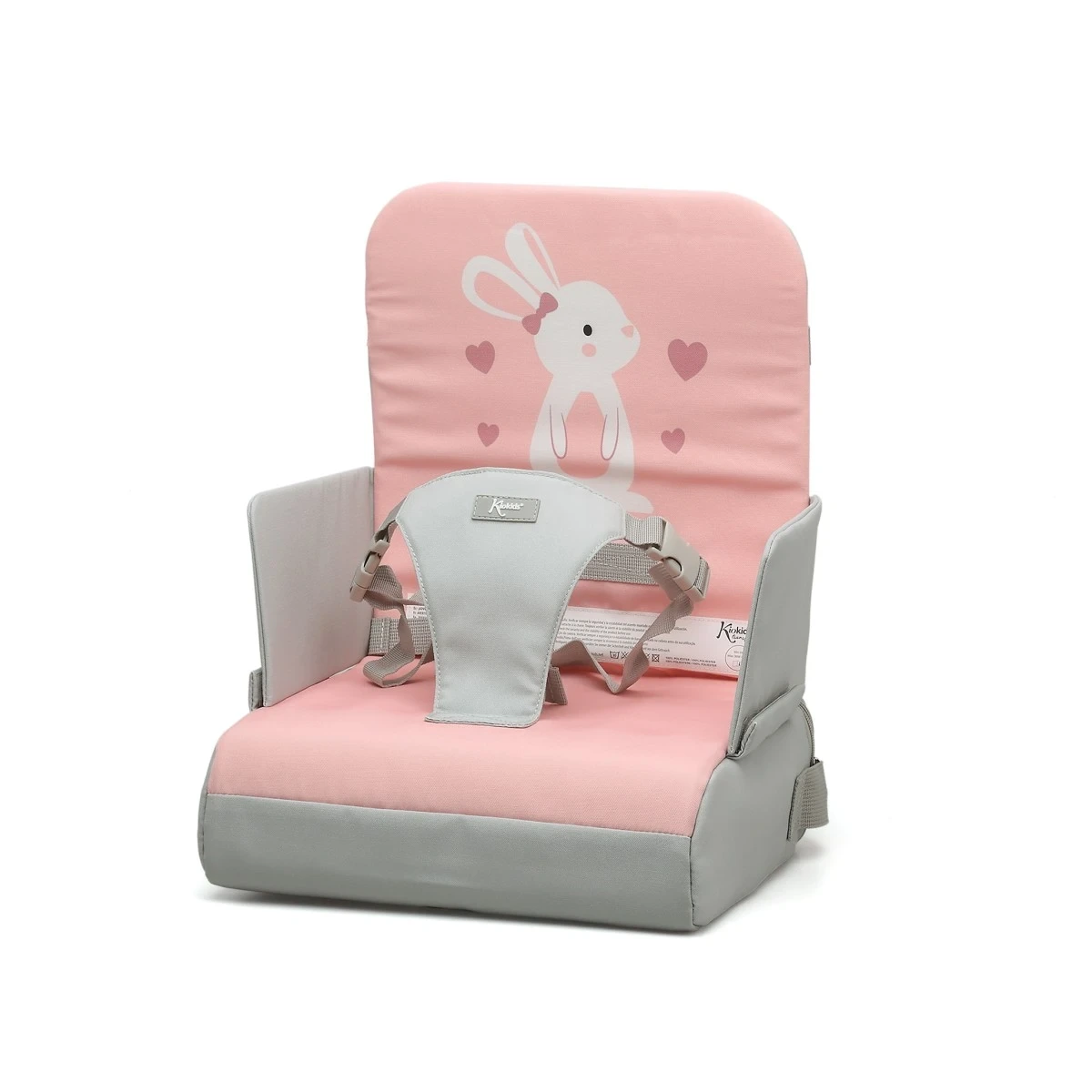 KIOKIDS 3998. TRONA DE VIAJE CONEJO ROSA