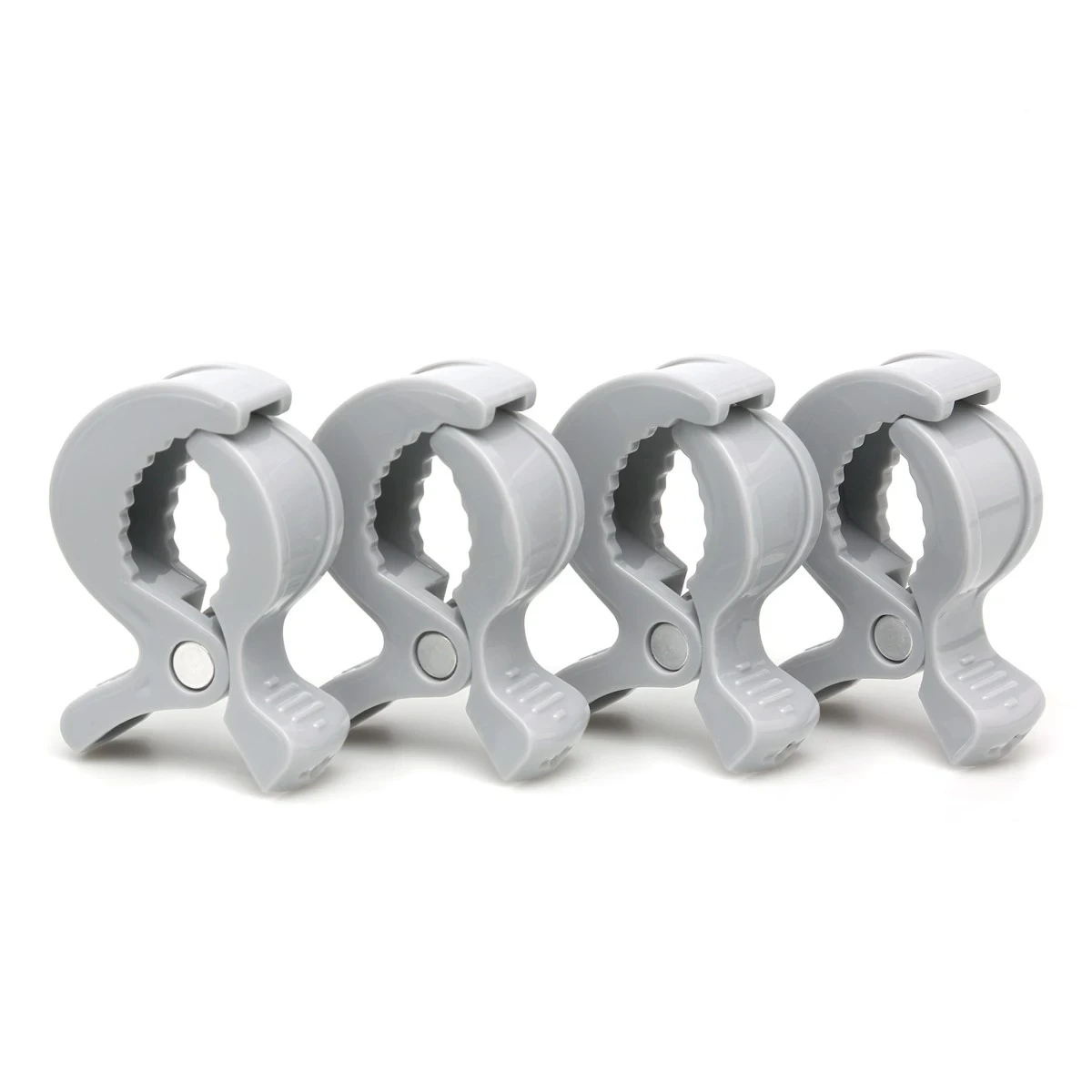KIOKIDS 3688. PINZAS PARA MUSELINAS EN GRIS X4