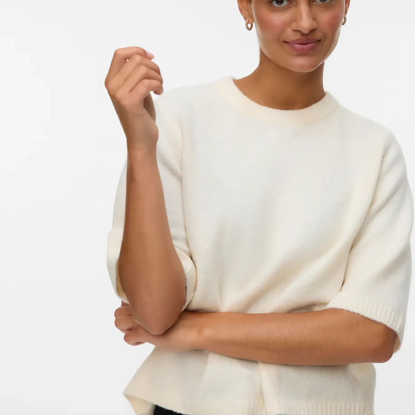 SUETER 3/4 VERO MODA CRUDO