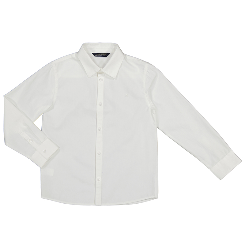 CHICO 8 a 18 años CAMISA BASICA 14-00874-052 color BLANCO MAYORAL