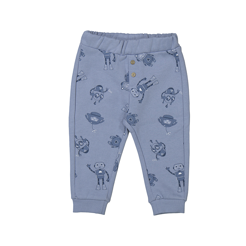 BEBÉ NIÑO 6 a 36 meses PANTALON PUNTO ESTAMPADO 14-02541-088 color GLACIAR MAYORAL