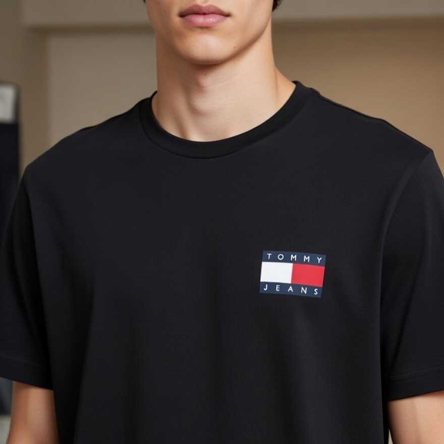CAMISETA TOMMY HILFIGER NEGRA ANTES: 38.90€