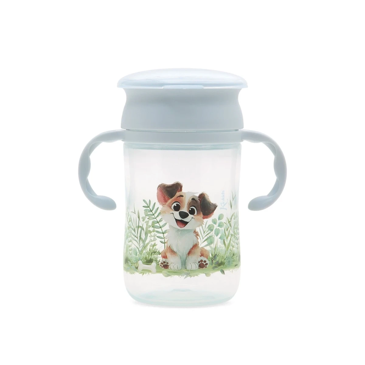 KIOKIDS 6716. TAZA DE APRENDIZAJE STEP 3 CON ASAS AZUL 330ML