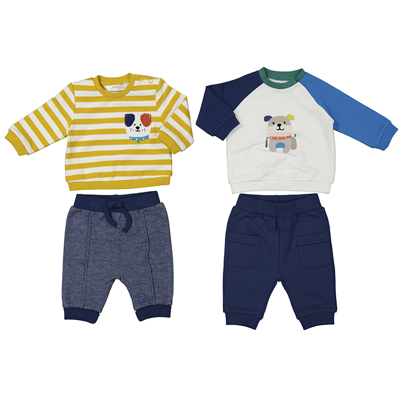 NEWBORN NIÑO 0 a 18 meses CONJUNTO PUNTO 4 PIEZAS 14-02625-034 color CALENDULA MAYORAL