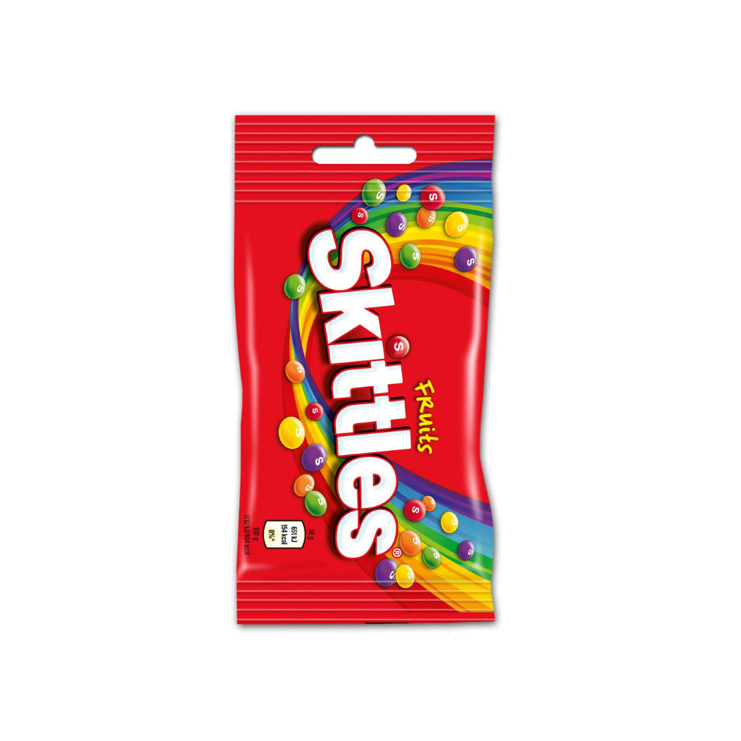 CARAMELOS SKITTLES FRUITS 38GR