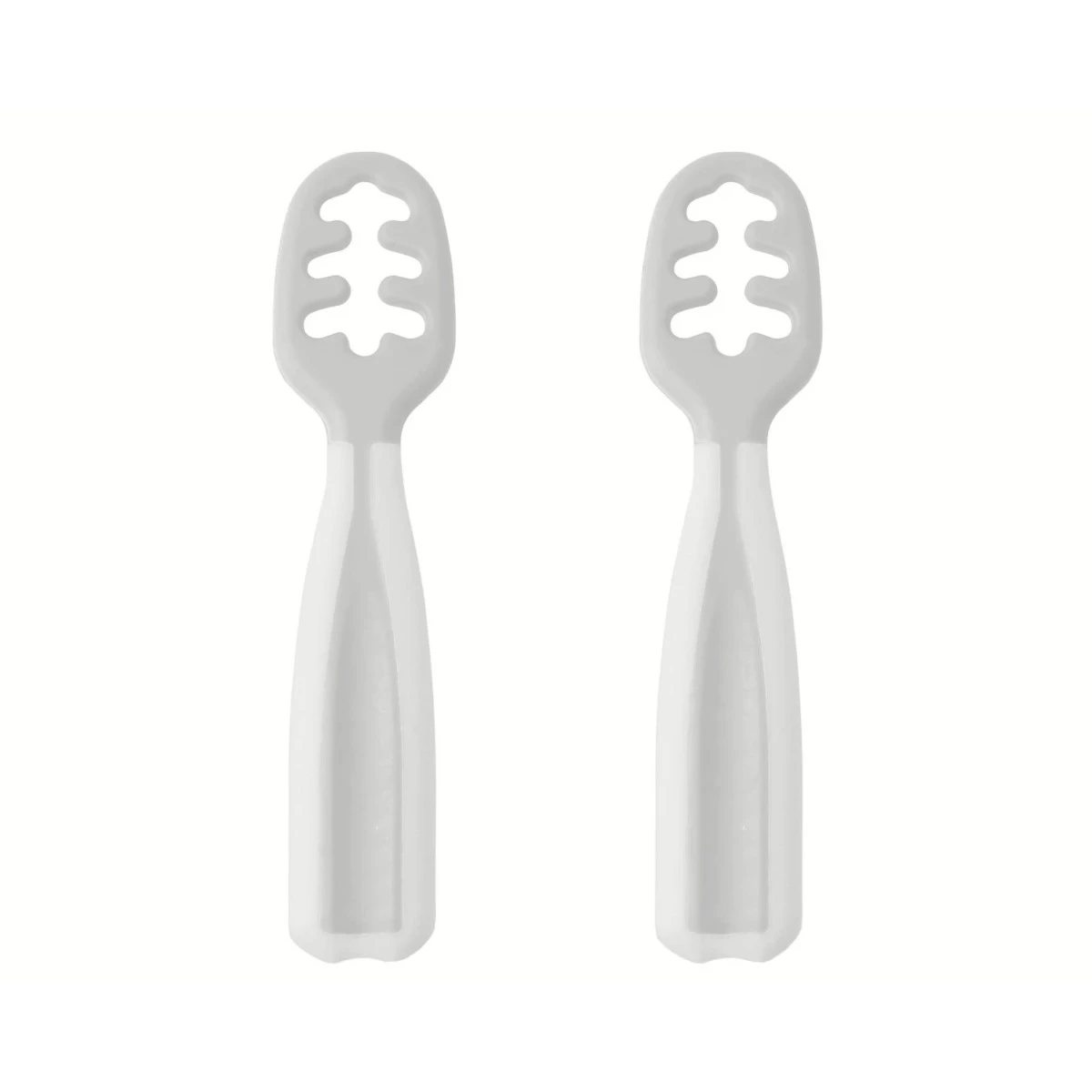 KIOKIDS 4065. SET 2 PRECUCHARAS GRISES PARA BEBÉS