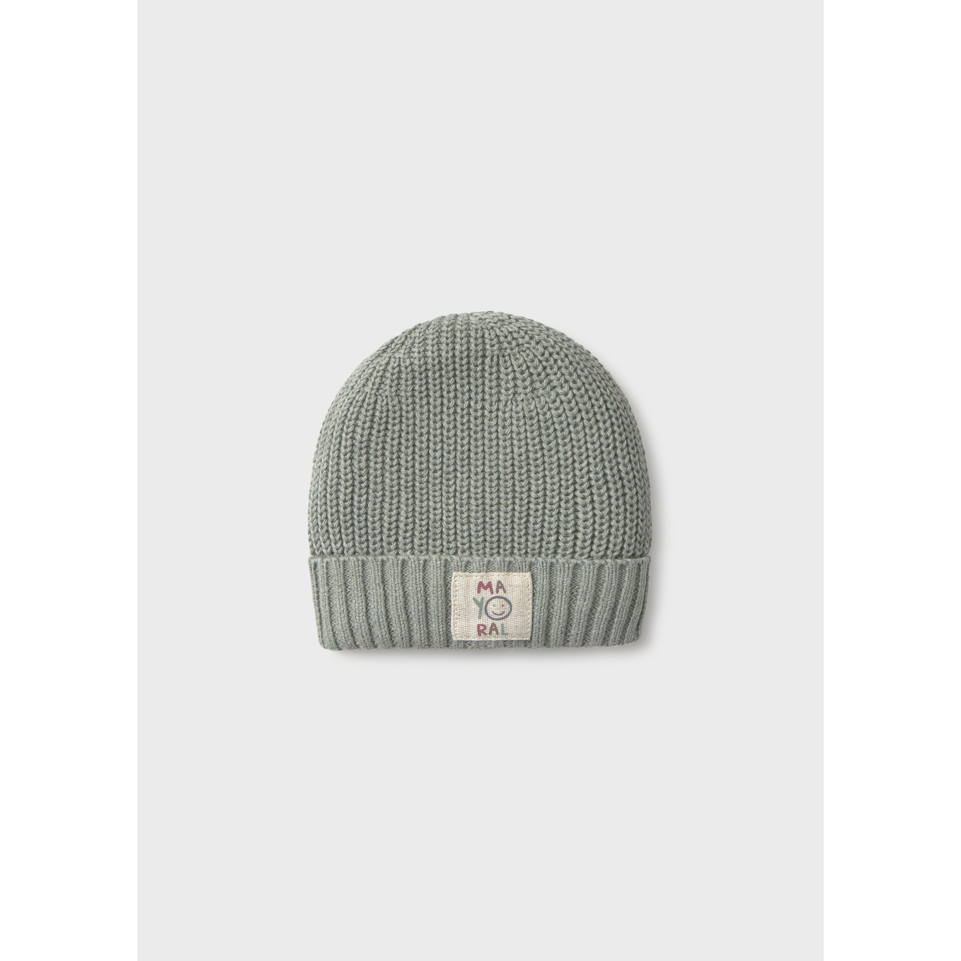 MAYORAL 16-09129-071. GORRO TRICOT RECIÉN NACIDO COLOR JASPE VIG