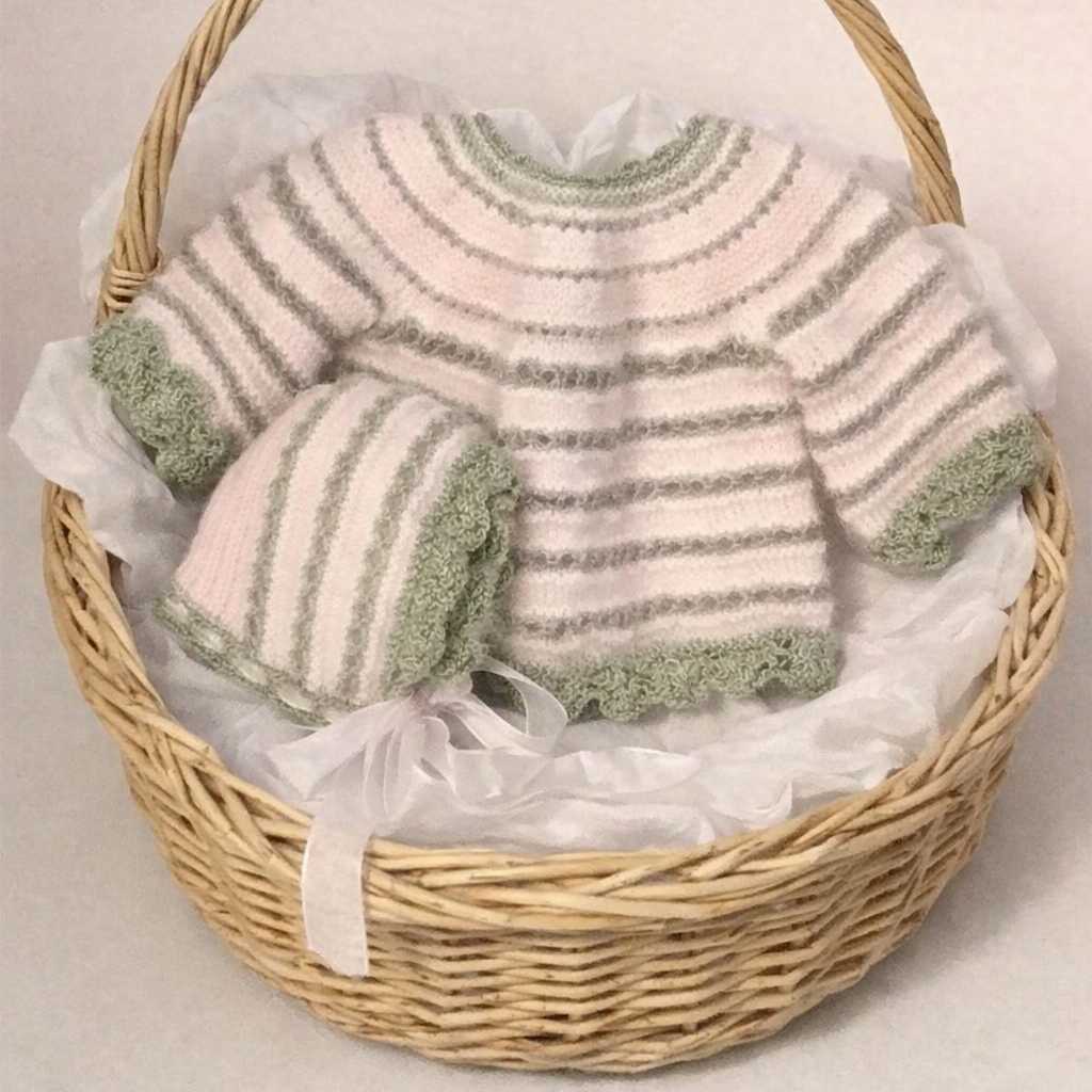 JUBÓN Y CAPOTA ROSA Y CAQUI