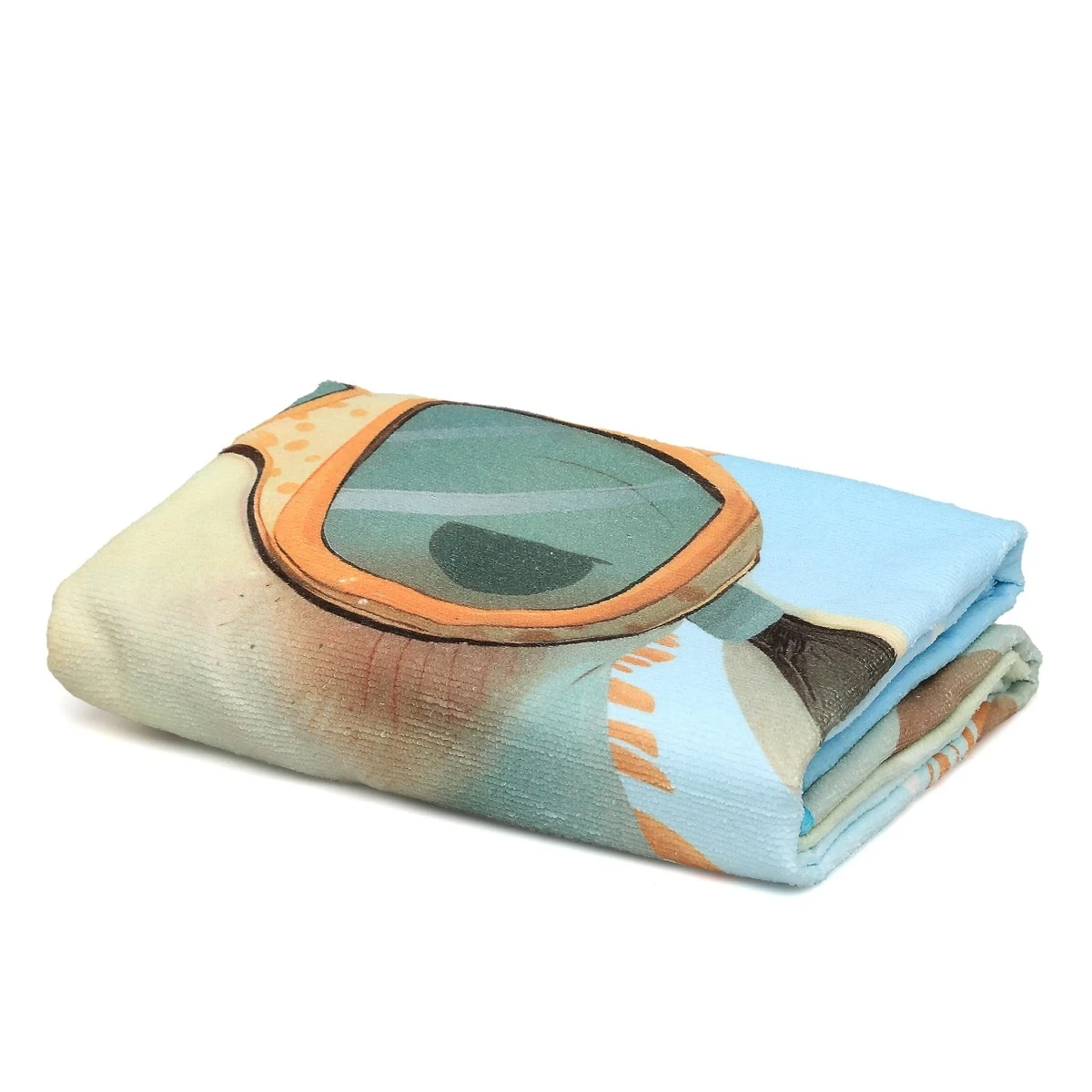 KIOKIDS 6229. TOALLA DE PLAYA PARA NIÑOS AZUL