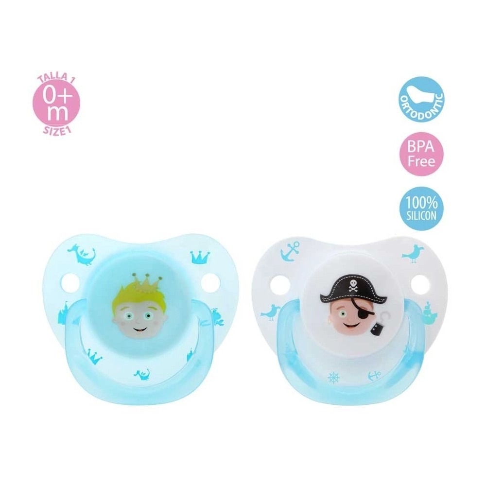 CHUPETE PACK 2 unidades 1716 AZUL KIOKIDS