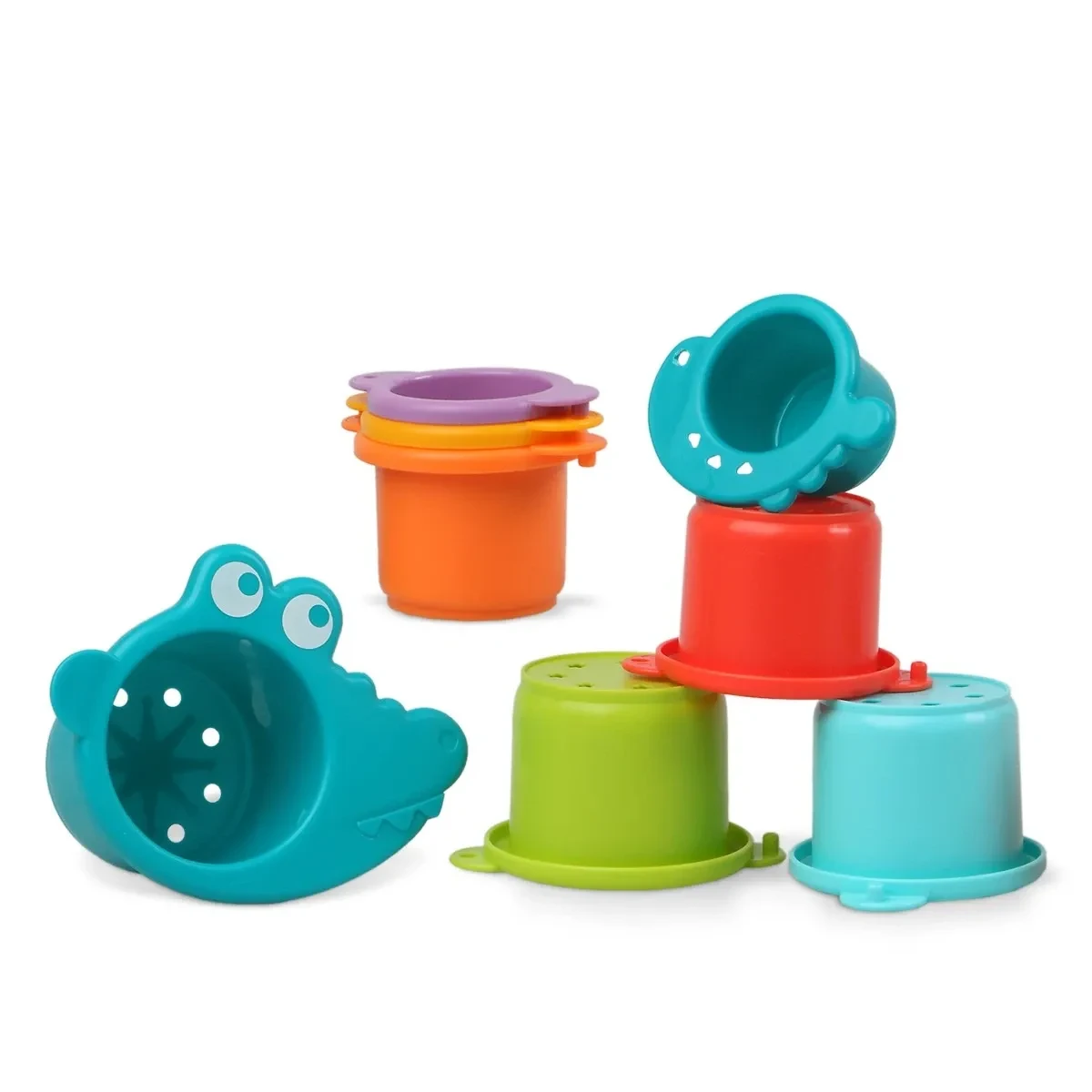 CUBOS APILABLES PARA EL BAÑO 8 PIEZAS 2716 KIOKIDS