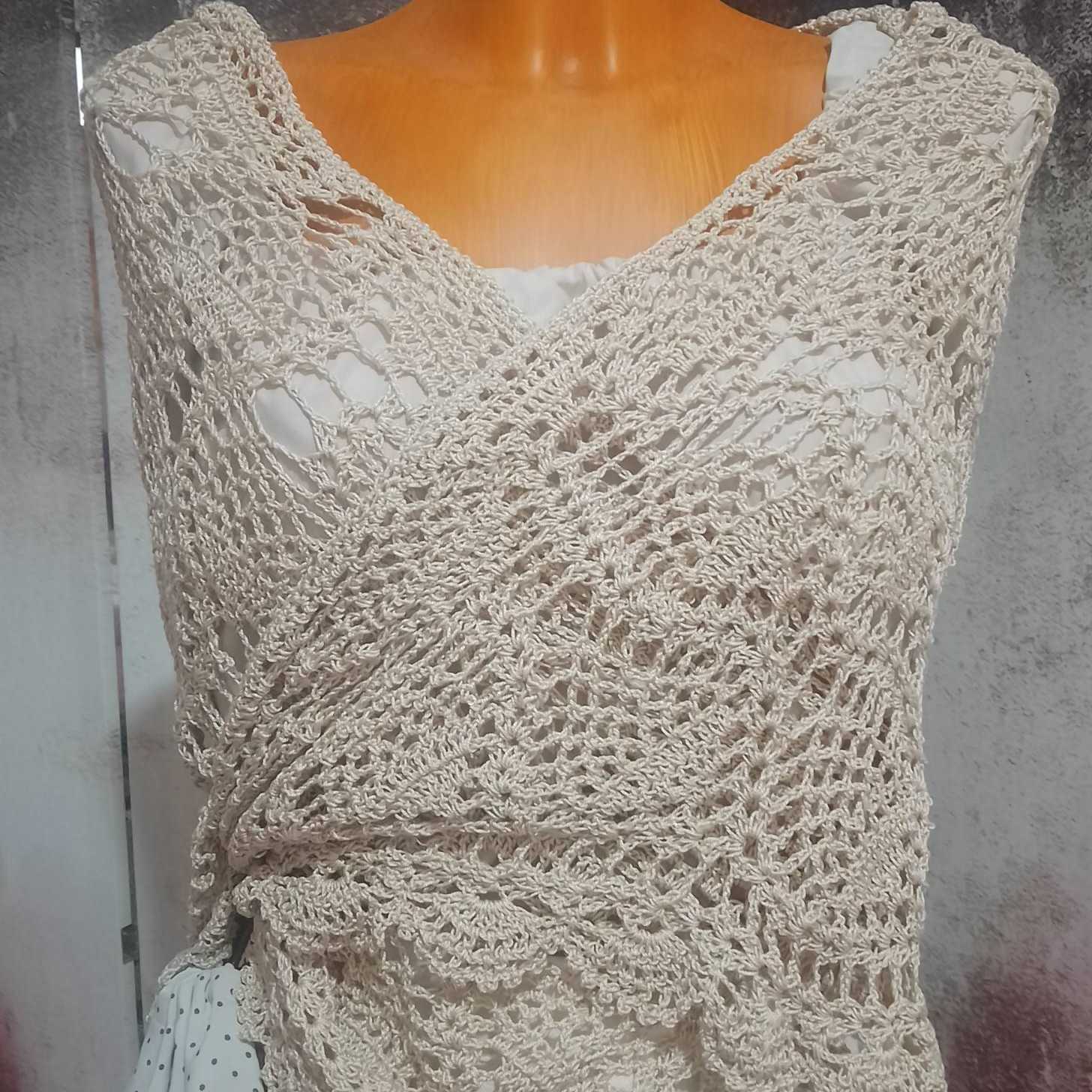 CHAL BEIGE PIÑAS