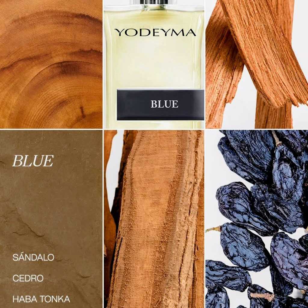 PERFUME HOMBRE YODEYMA `BLUE`