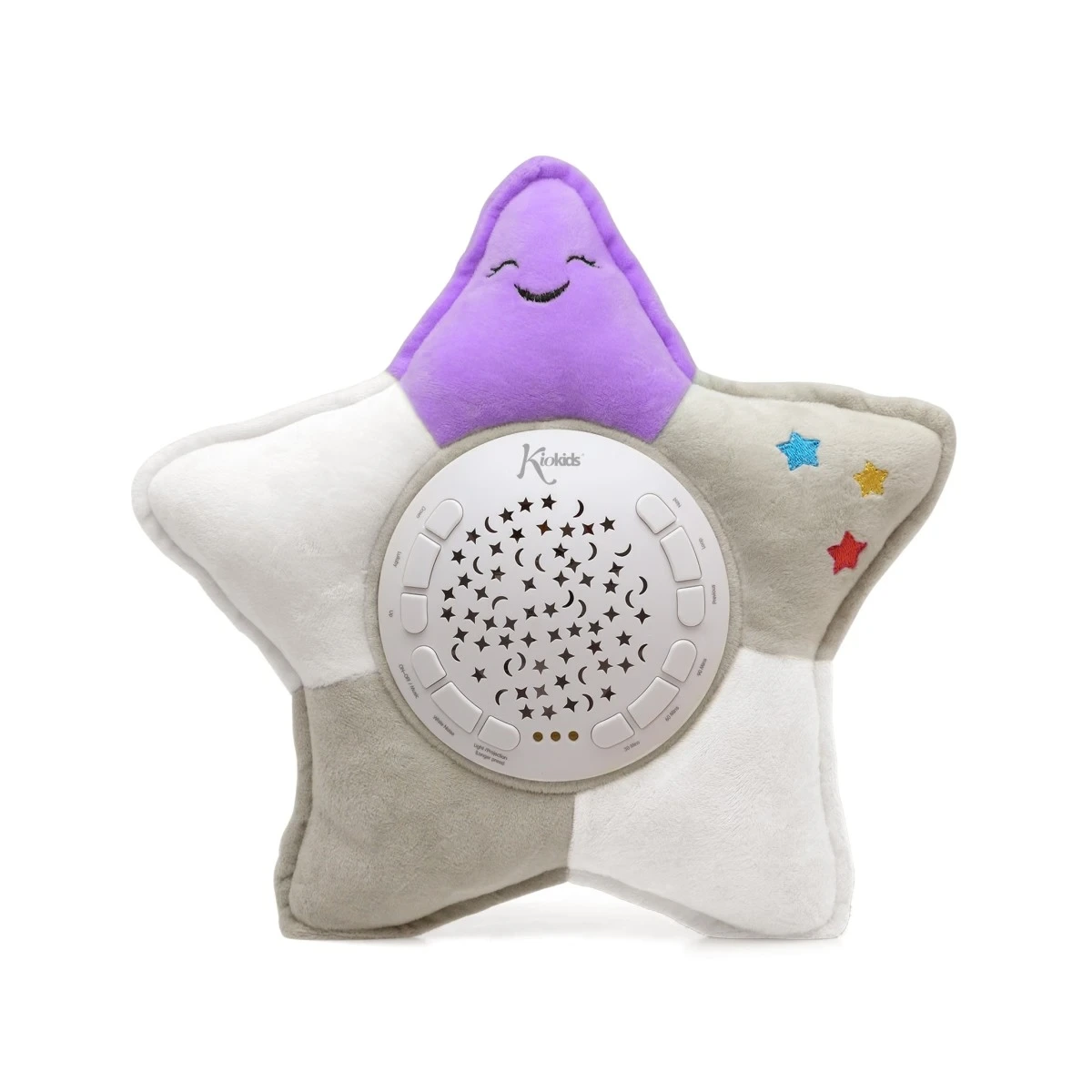 KIOKIDS 3694. ESTRELLA DE PELUCHE CON PROYECTOR LUZ Y MÚSICA