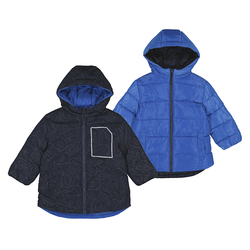 NIÑO 2 a 9 años CHAQUETON REVERSIBLE 14-04471-078 color DARK CERUL MAYORAL