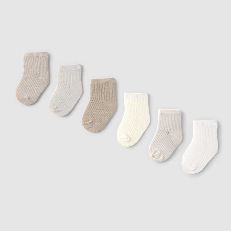 NEWBORN NIÑO 0 a 18 meses SET 6 CALCETINES 25-09860-091 color NEUTROS MAYORAL