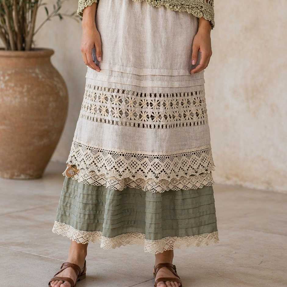 DELANTAL LINO VAINICAS ( 018546)