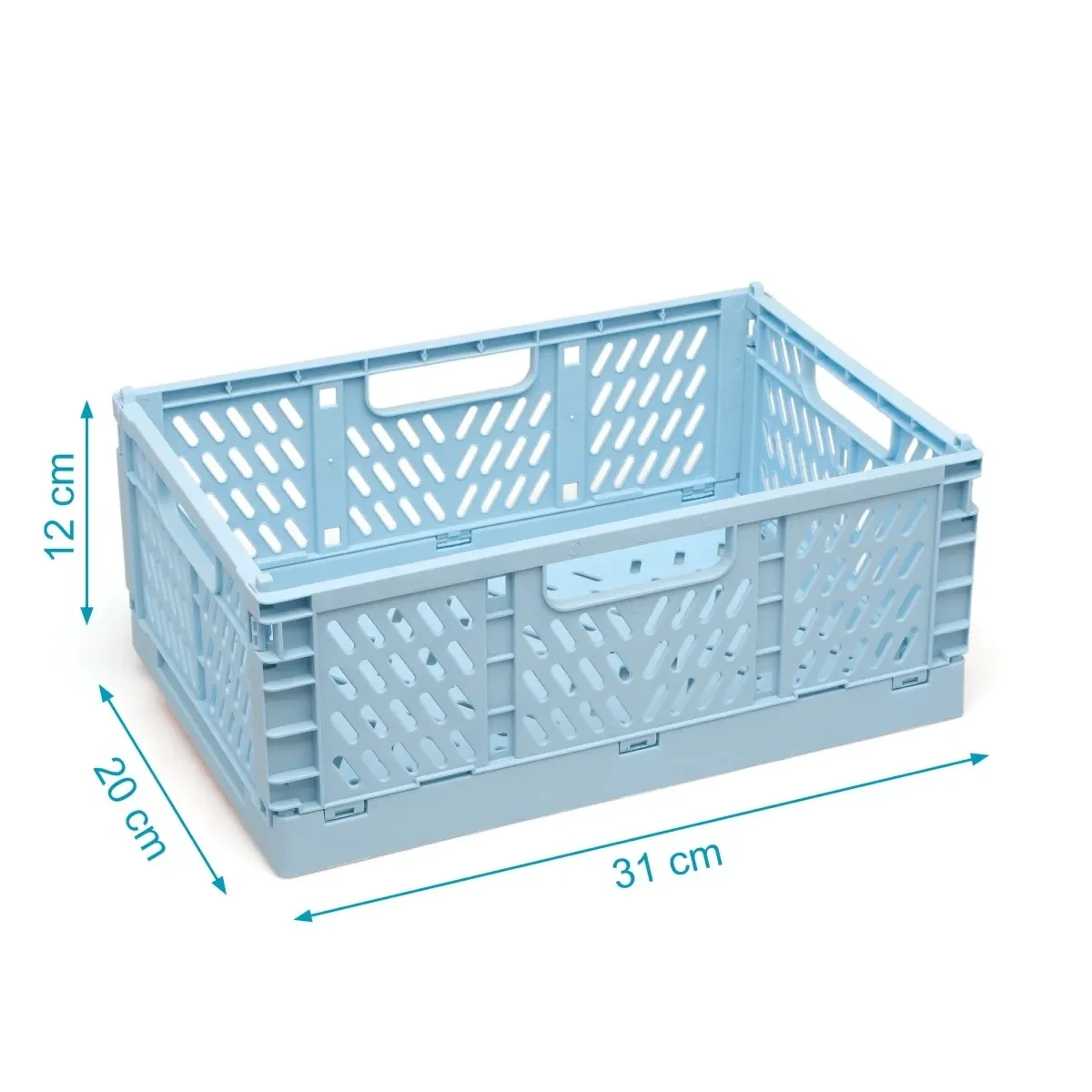 CAJA DE ALMACENAJE PLEGABLE 31X20X12 4394 AZUL KIOKIDS