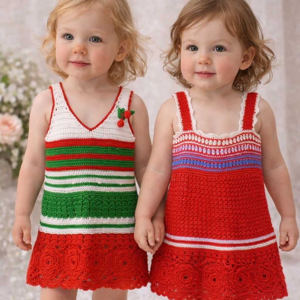 JERSEY / VESTIDO NIÑA GANCHILLO