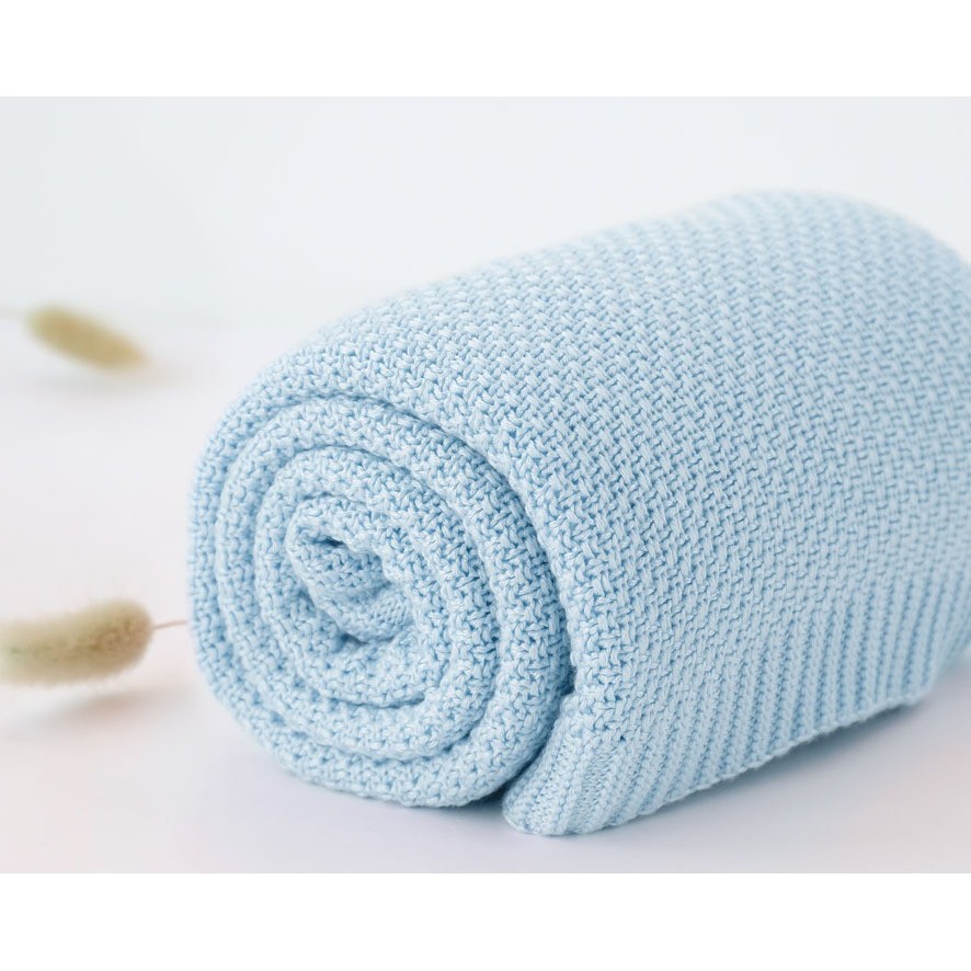 MANTITA DE BAMBU 80X110CM 5517 AZUL KIOKIDS