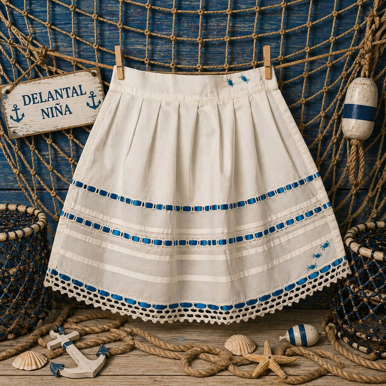 DELANTAL NIÑA ( 008641)