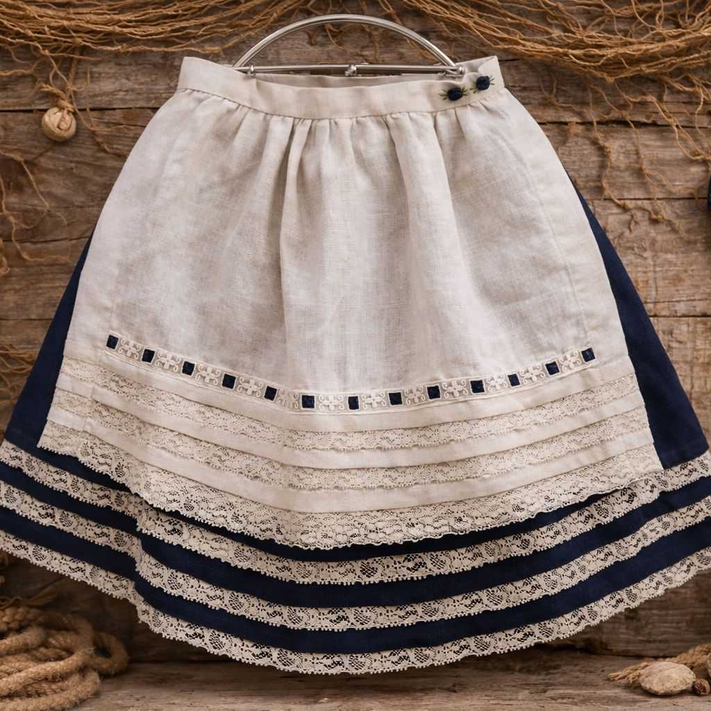 DELANTAL LINO NIÑA ( 022903)