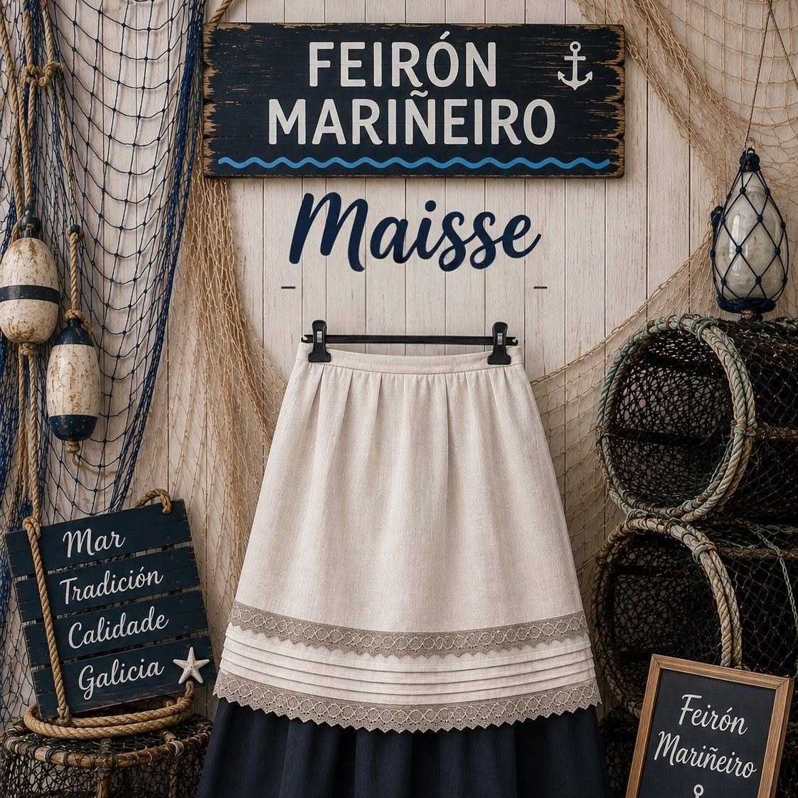 DELANTAL LINO MUJER
