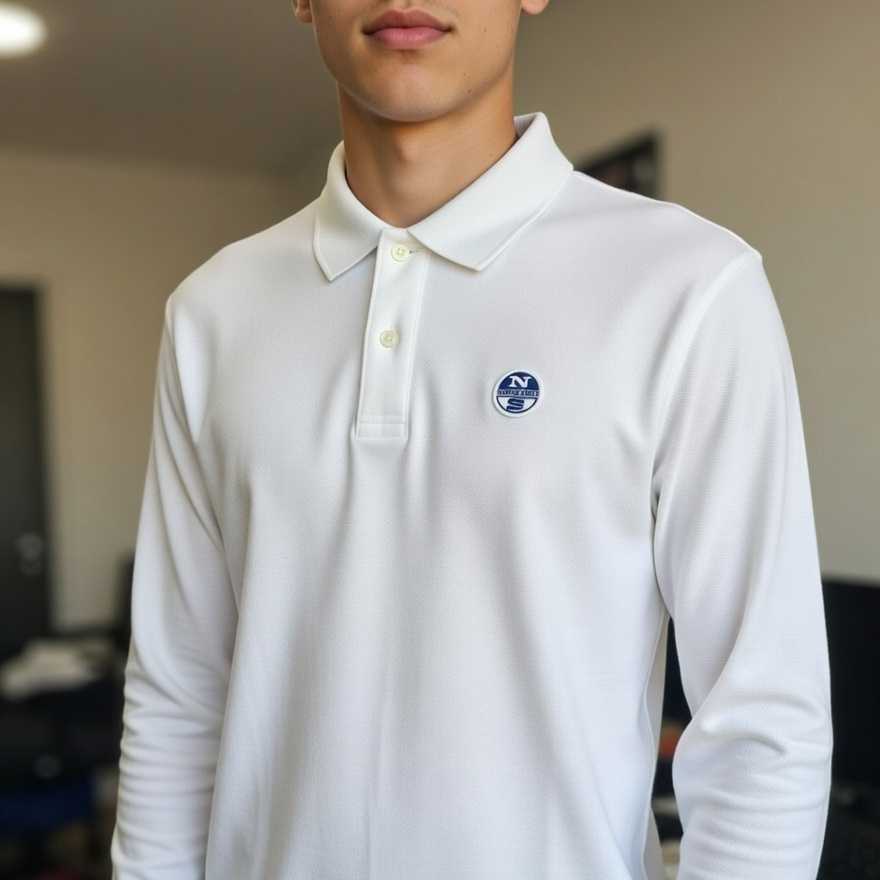 POLO NORTH SAILS BLANCO ANTES: 100.00€