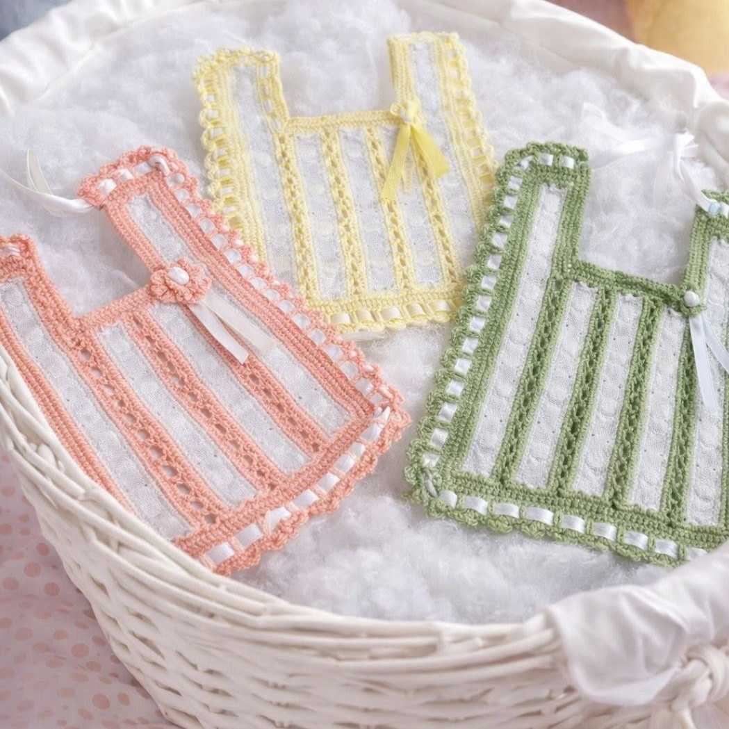 BABEROS GANCHILLO ( VARIOS COLORES )