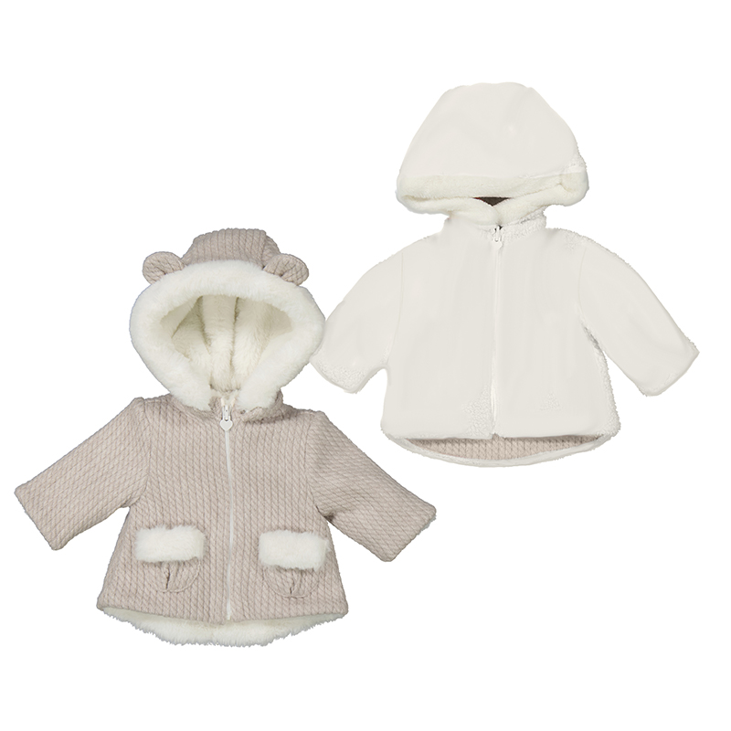 NEWBORN NIÑA 0 a 18 meses CANGURO REVERSIBLE 14-02447-027 color NUEZ VIGORE MAYORAL