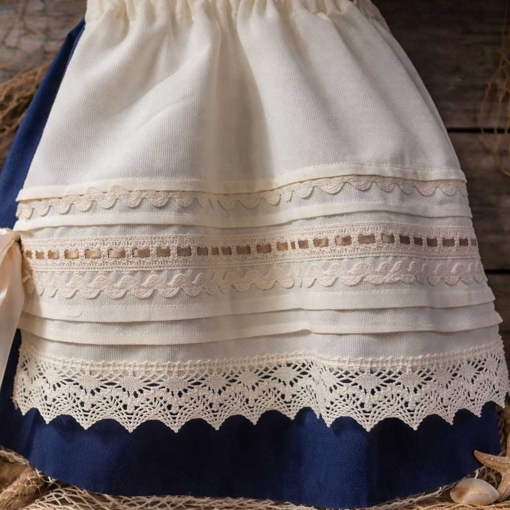 DELANTAL BEIGE NIÑA ( 008622)