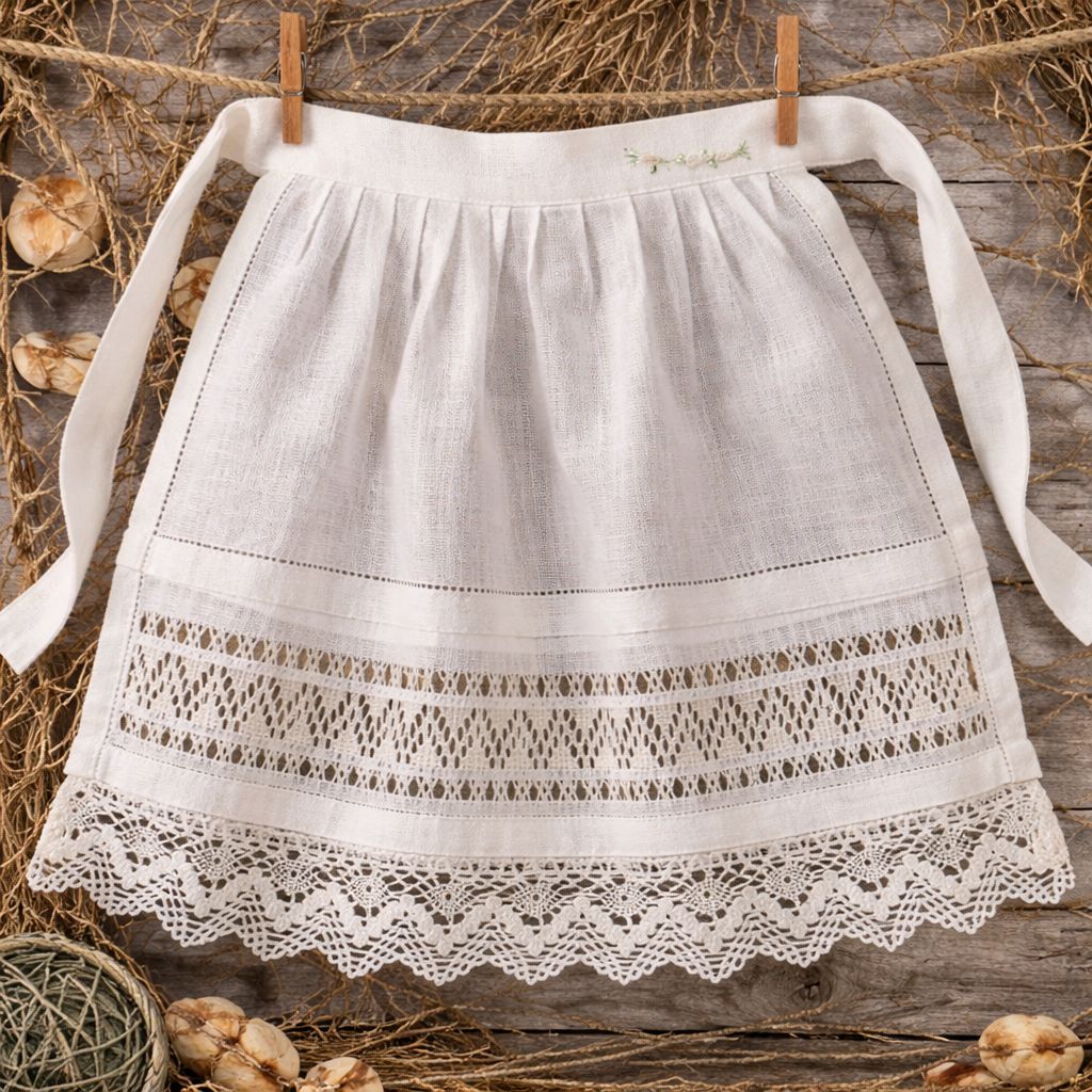 DELANTAL LINO NIÑA ( 005339)