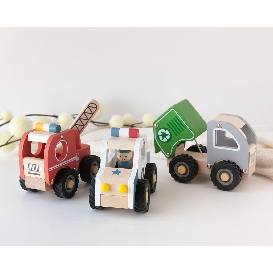 CAMION MADERA 3 ESTILOS 3916 1 unidad ALEATORIO KIOKIDS