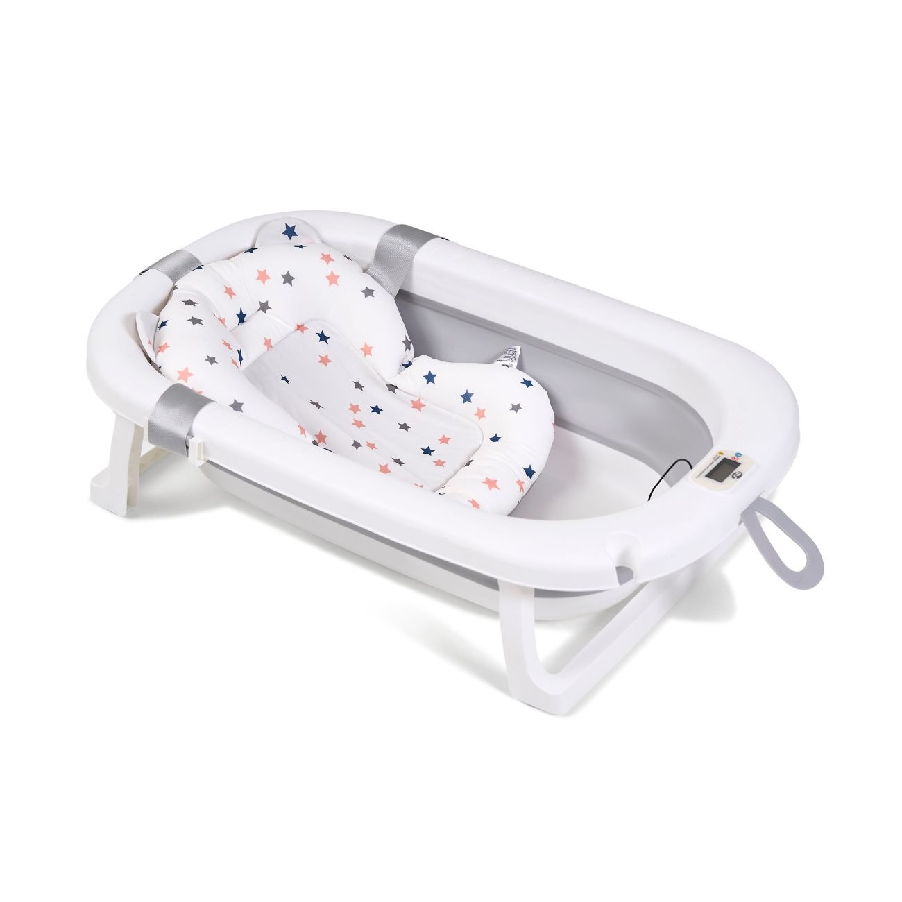 BAÑERA PLEGABLE PARA BEBÉ FLEX 6840 GRIS INNOVACIONES MS