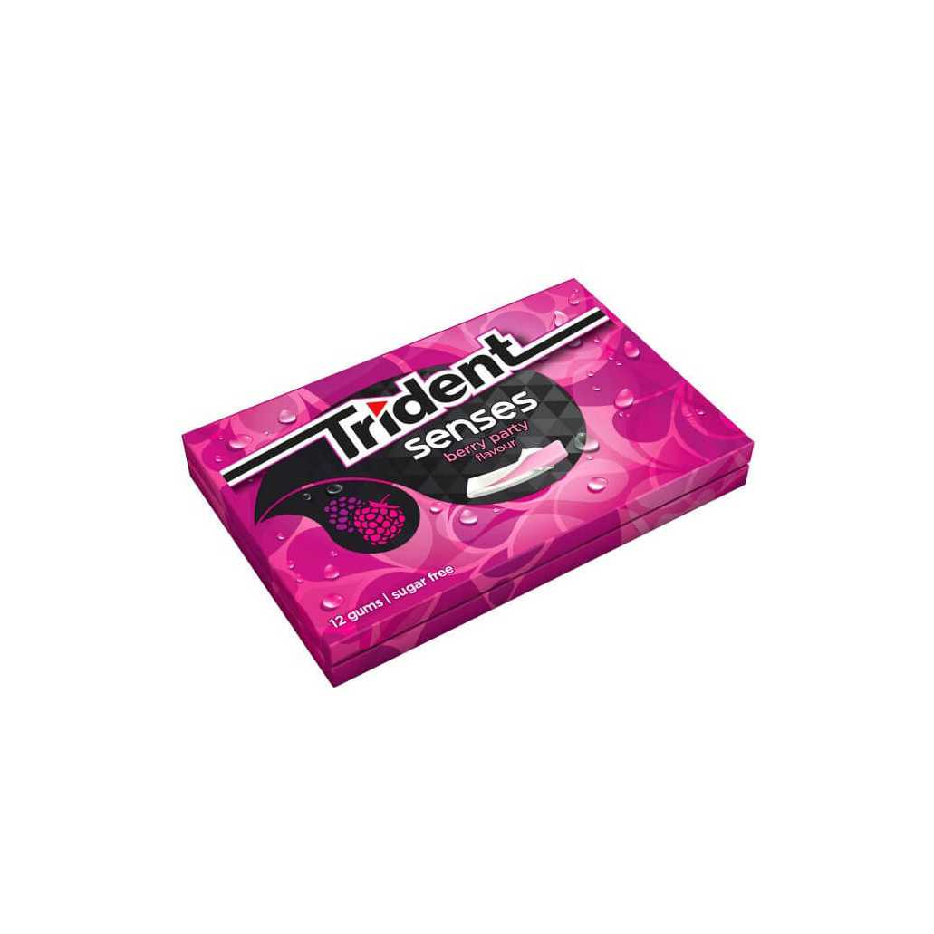 TRIDENT SENSES FRUTOS ROJOS 23GR