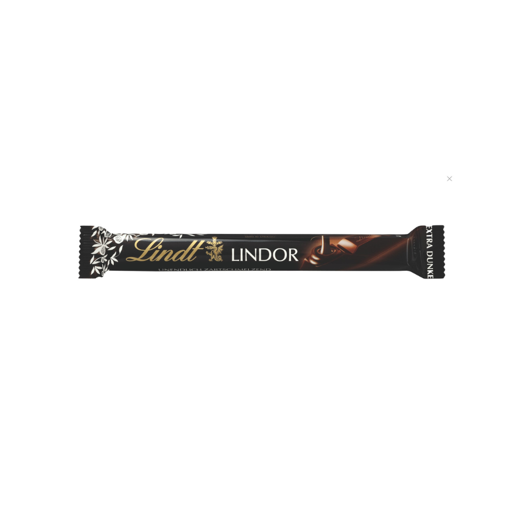 LINDOR STICKS CHOCOLATE NEGRO 38GR