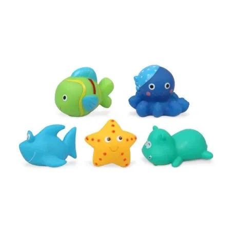 JUGUETES DE BAÑO OCEANO 2045 5 ANIMALITOS KIOKIDS
