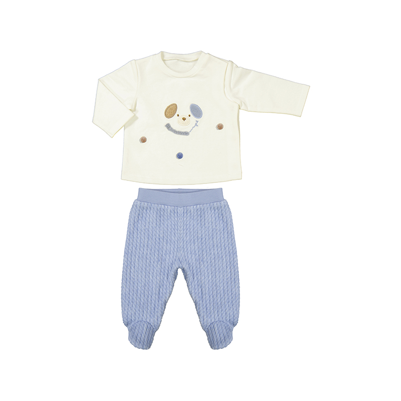 NEWBORN NIÑO 0 a 18 meses CONJUNTO POLAINA ESTRUCTURA 14-02510-067 color CIELO MAYORAL