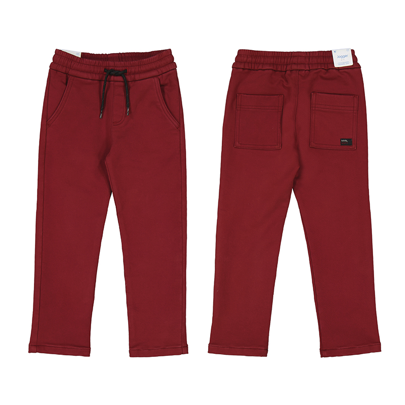 NIÑO 2 a 9 años PANTALON JOGGER SOFT 14-04533-064color WINE MAYORAL