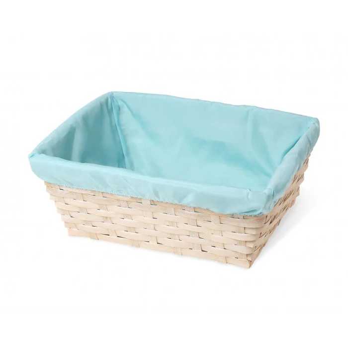 CESTA PEQUEÑA MIMBRE 32X24X12cm 2753 AZUL