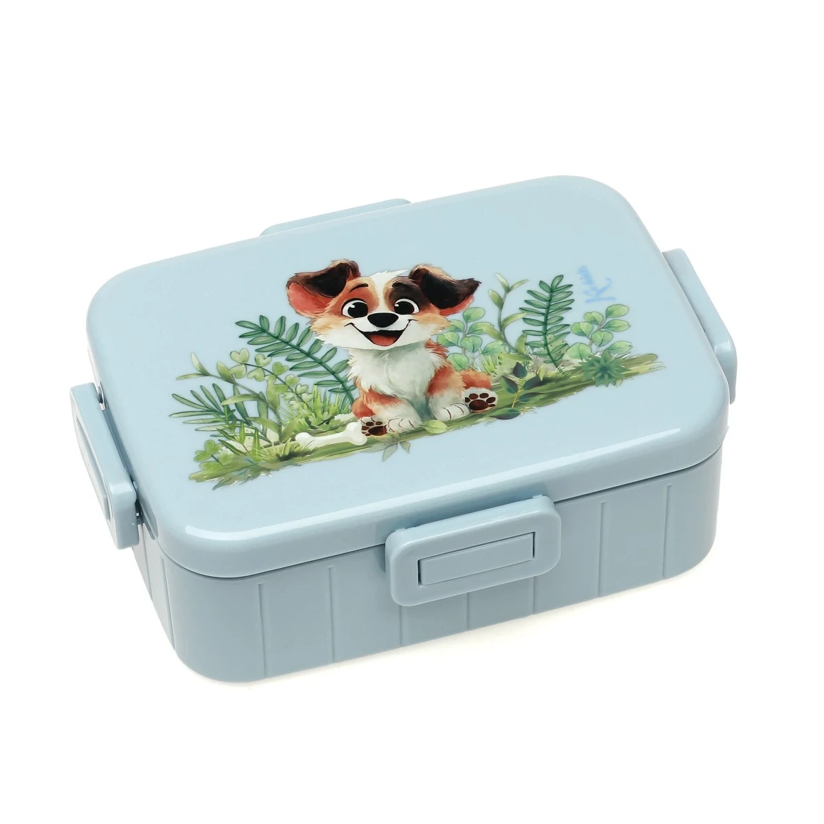 KIOKIDS 6530. CAJA DE ALMUERZO INFANTIL CON COMPARTIMENTOS - AZUL