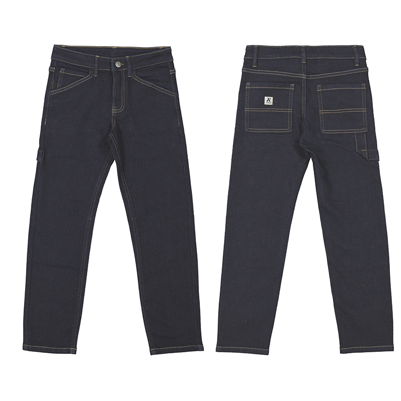 CHICO 8 a 18 años PANTALON VAQUERO PESPUNTES RECTO 14-07532-054 color DARK INDIGO MAYORAL