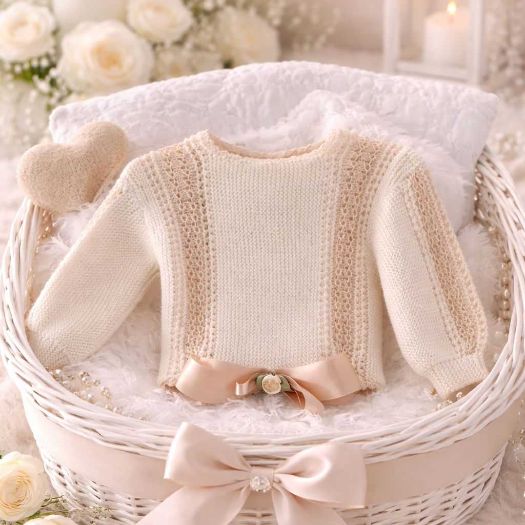 JUBÓN BAUTIZO COLOR MARFIL