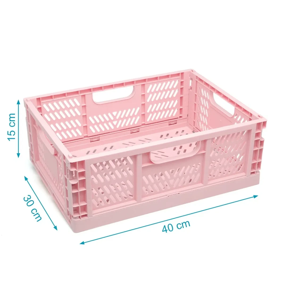 CAJA DE ALMACENAJE PLEGABLE 40X30X15 4401 ROSA KIOKIDS