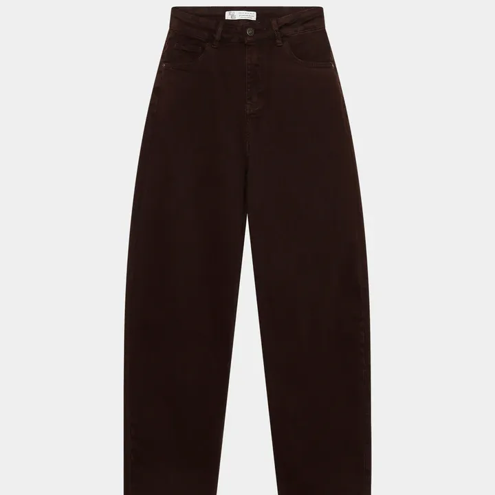 JEAN BARREL MARRÓN MUJER